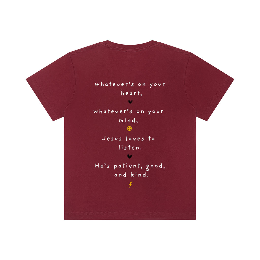 cool kids talk to Jesus kids tee