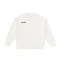 look up loose fit crewneck sweatshirt