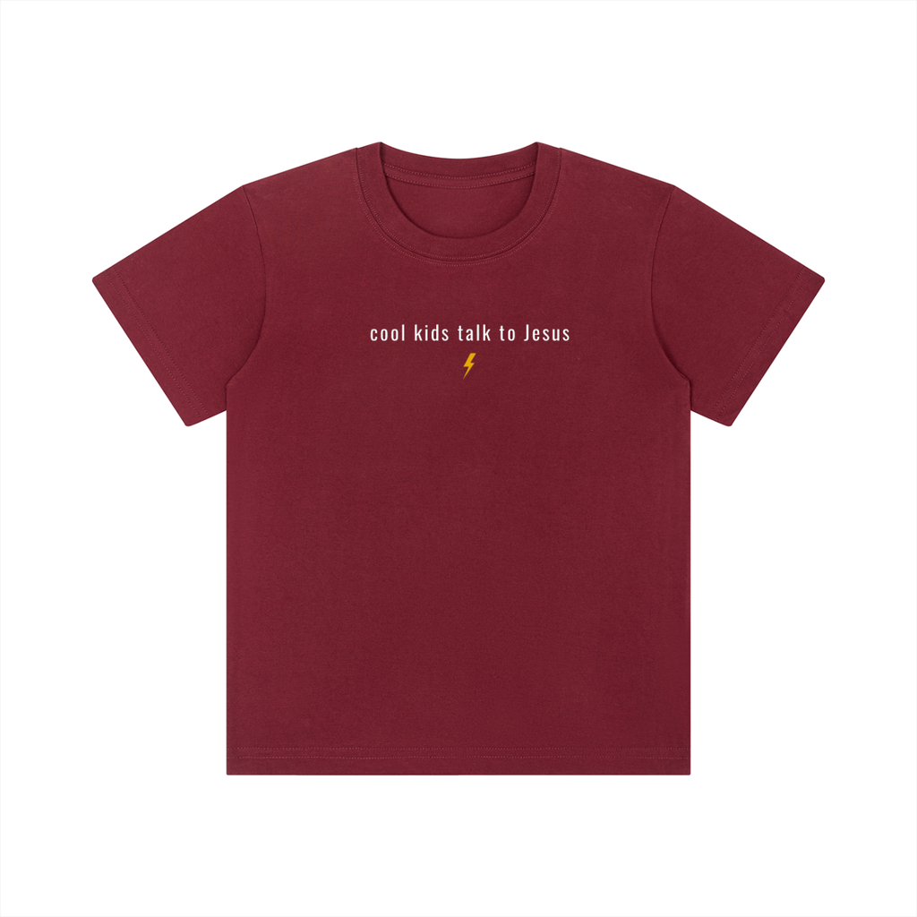 cool kids talk to Jesus kids tee