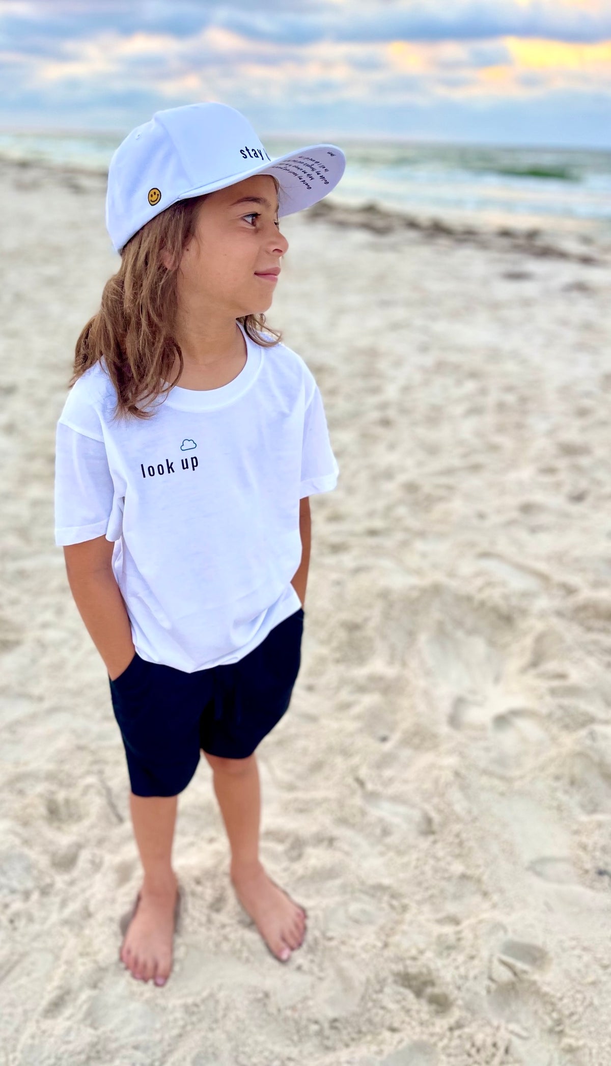 look up kids tee