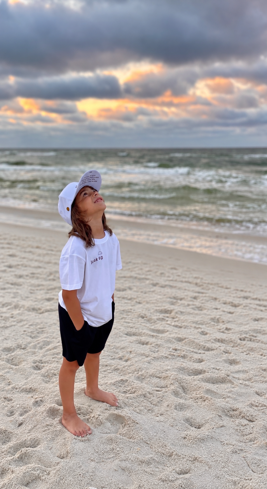look up kids tee