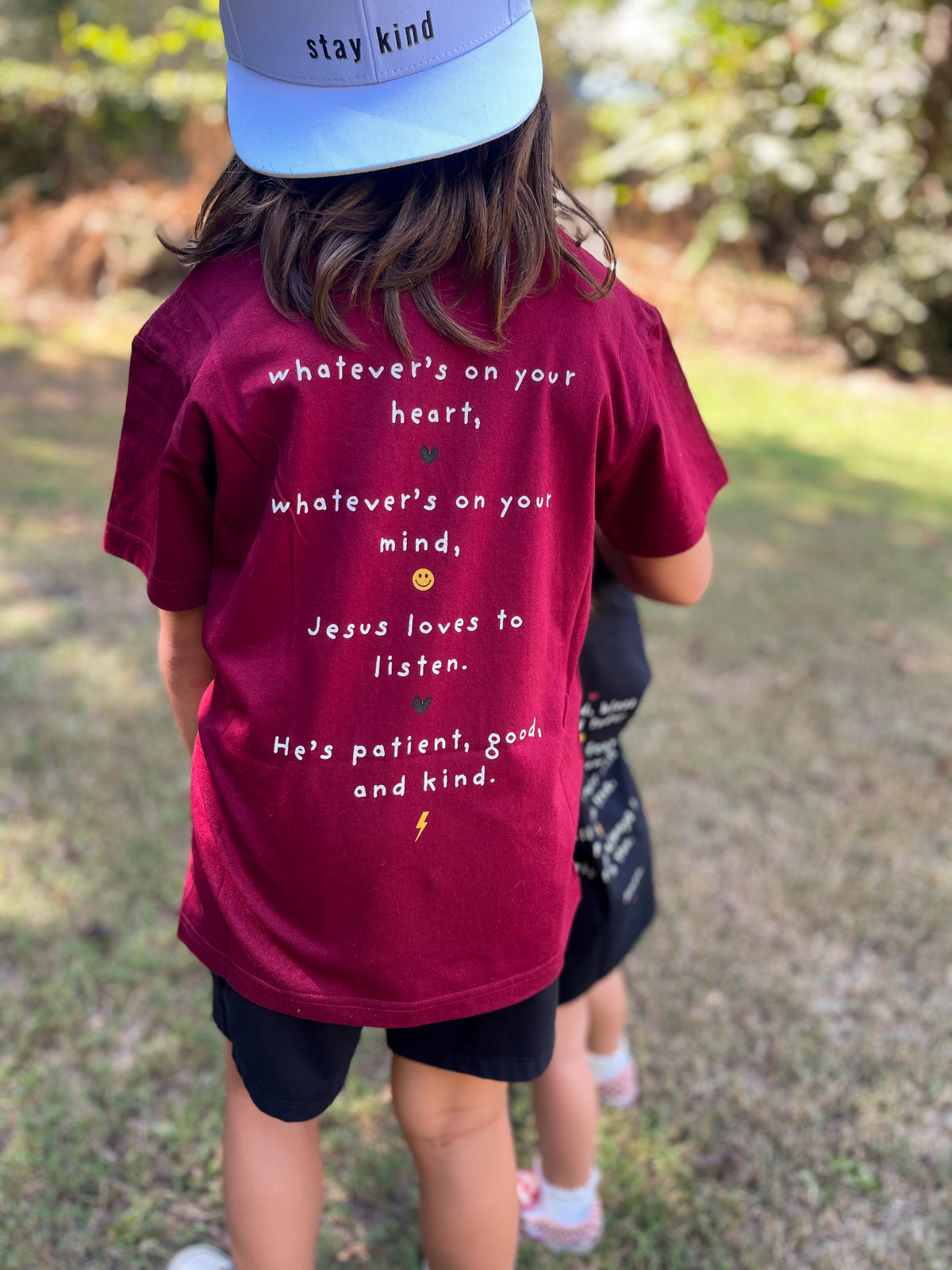 cool kids talk to Jesus kids tee