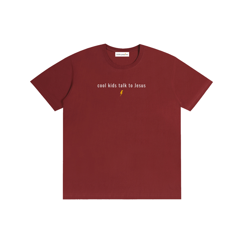 cool kids talk to Jesus. big kid tee
